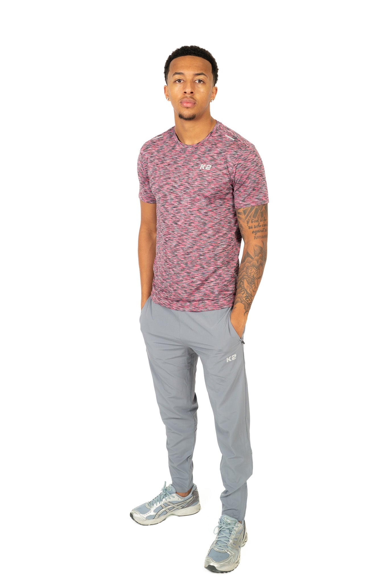 Crest T-Shirt - Flux Pink