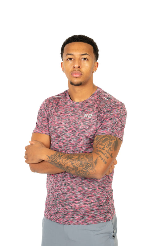 Crest T-Shirt - Flux Pink